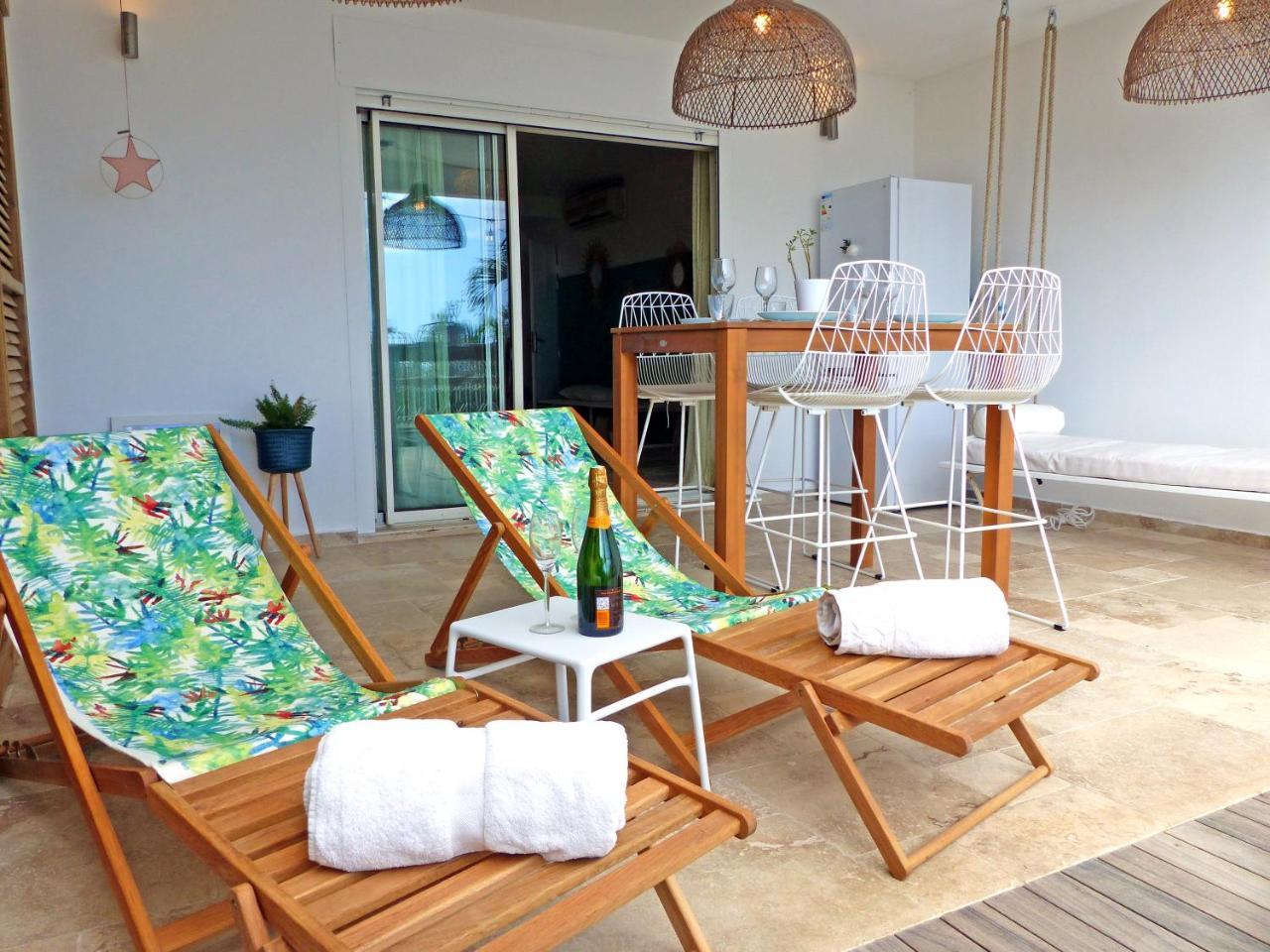 La Boheme, Residence De 5 Appartements Avec Piscine, Vue Ocean, Petite Ile Exterior foto
